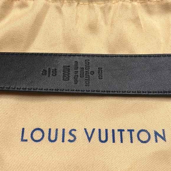 New - Louis Vuitton Belt - Black - Picture 4 of 4